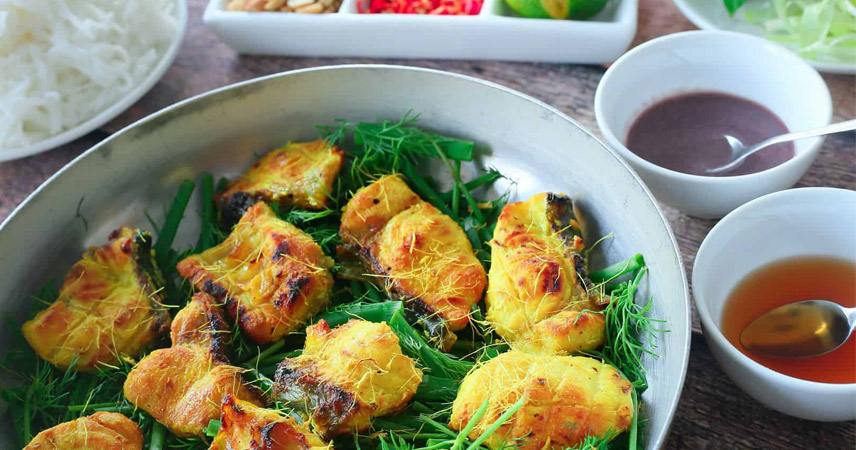 Grilled Fish with Dill and Turmeric