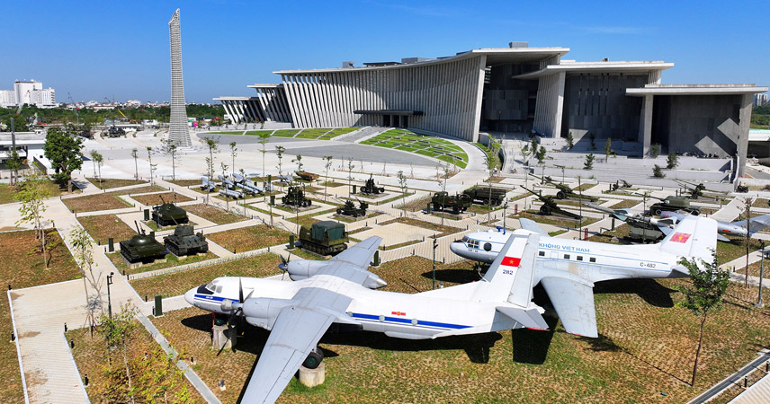 Outdoor the Vietnam Military History Museum