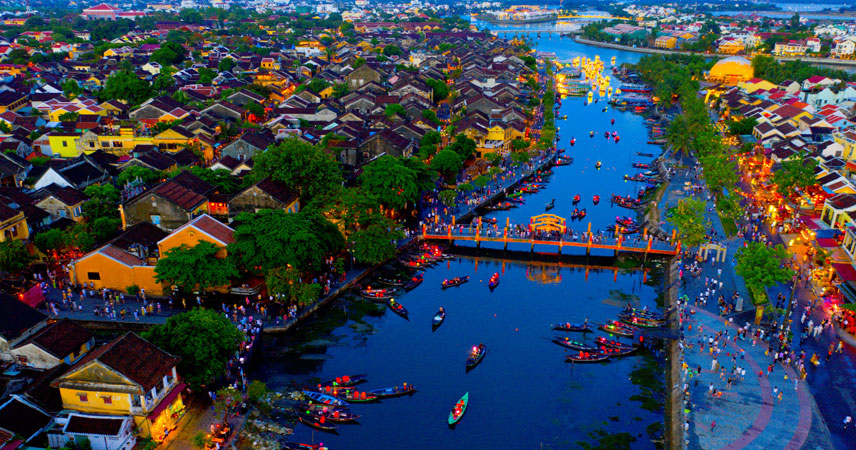 Thu Bon River from above