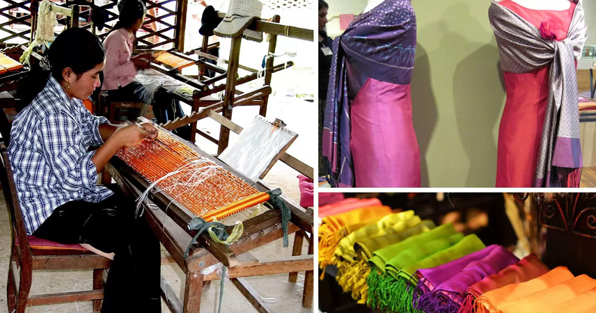 Laos Silk Weaving