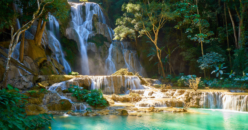 Visit Kuang Si Waterfall Adventure