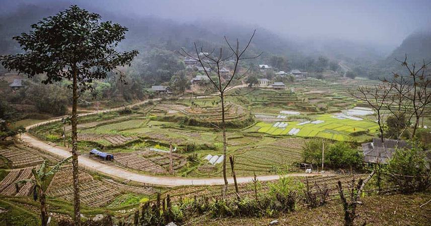 The road through Lung Van