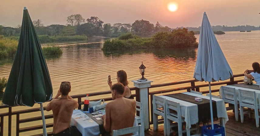 Relax and watch the sunset at 4000 Islands