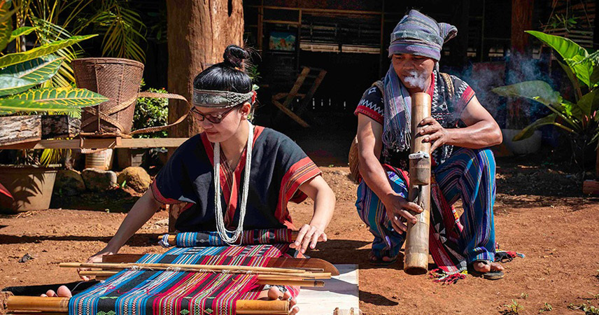 Daily Life of Local People at Bolaven Plateau