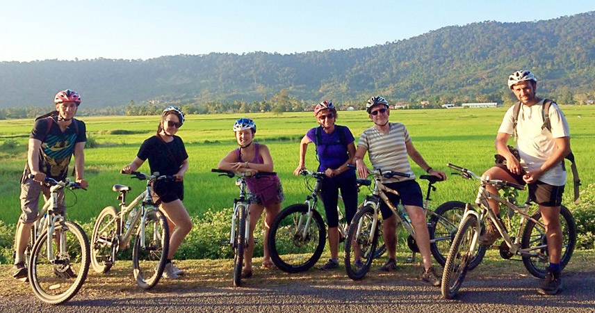 Cycle Through Villages and Rice Fields