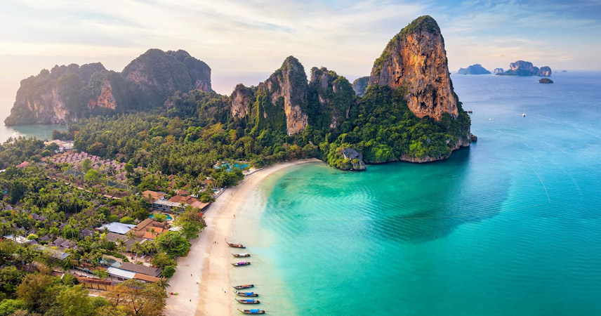 Overview of Krabi, Thailand