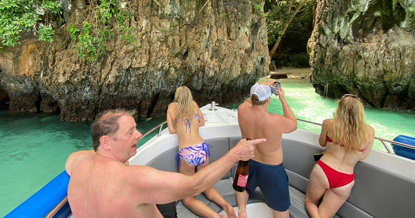 Stunning Limestone Cliffs and Emerald Waters