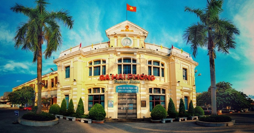 Hai Phong Railway Station - One of the most beautiful train stations in Vietnam