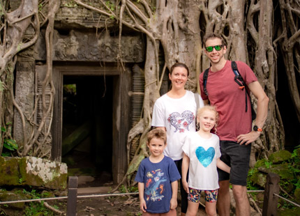 explore Ta Prohm temple