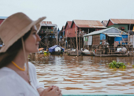 boat trip on Tonle Sap Lake