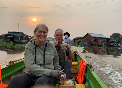 enjoy a boat ride on Tonle Sap Lake