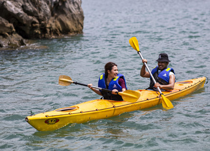 kayak through Luon Cave