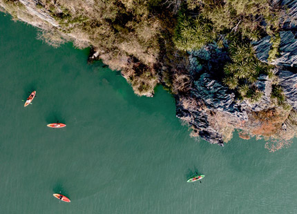 Kayaking on Lan Ha Bay