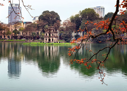 Hanoi Walking Street around Hoan Kiem Lake and the Old Quarter