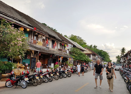 Explore the Luang Prabang streets