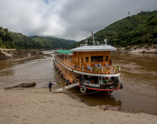 RV Laos Pandaw Cruise in Laos River