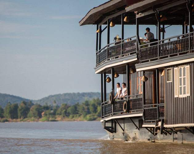 Vat Phou Cruise in Laos River